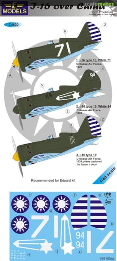 Boxart Polikarpov I-16 China C4830 LF Models Boxart Polikarpov I-16 China C4830 LF Models
