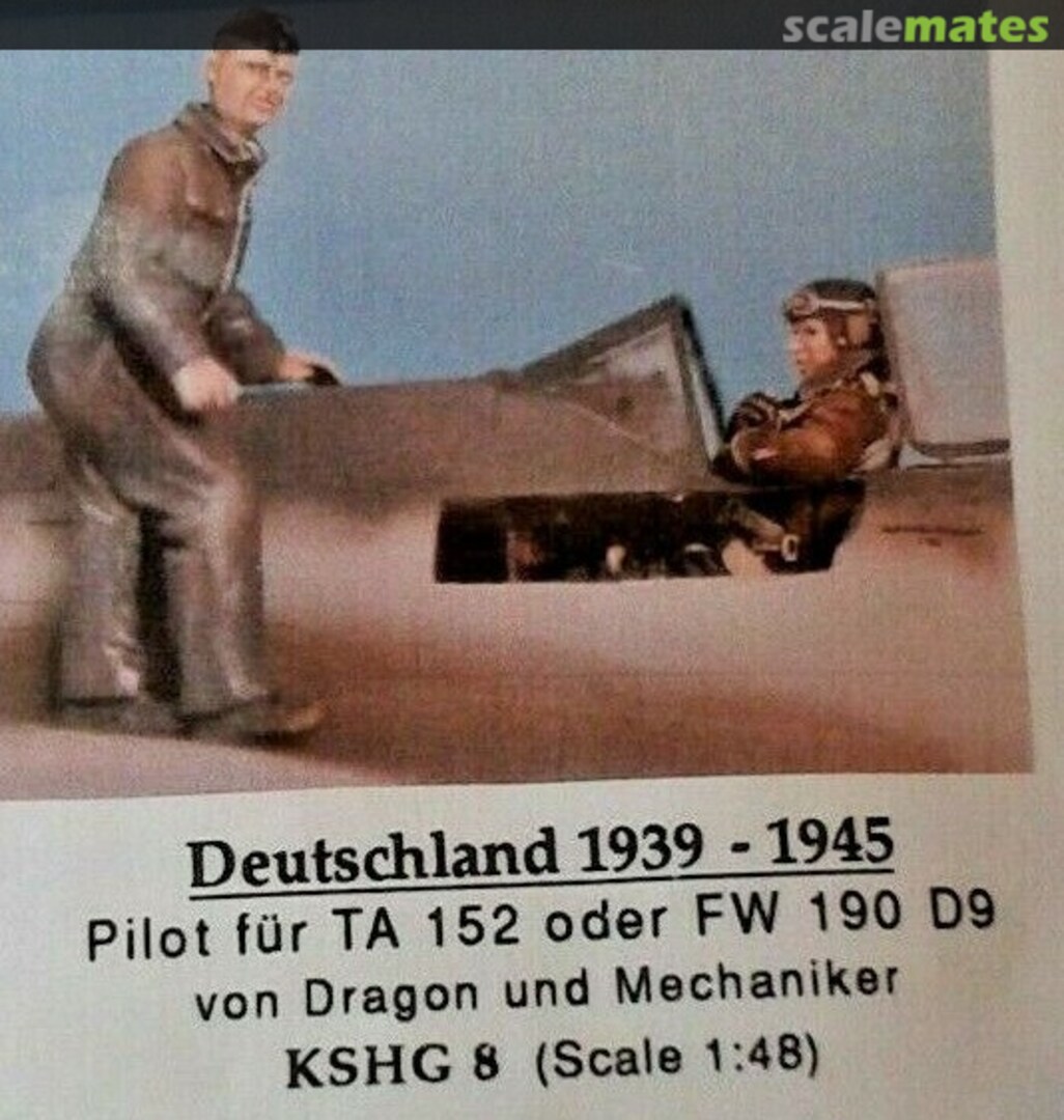 Boxart Pilot Ta 152/Fw 190 D9 und Mechaniker KSHG 8 Hecker & Goros Boxart Pilot Ta 152/Fw 190 D9 und Mechaniker KSHG 8 Hecker & Goros