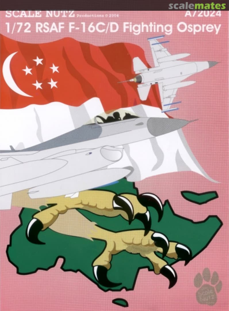 Boxart RSAF-16C/D Fighting Osprey A72024 Scale Nutz Boxart RSAF-16C/D Fighting Osprey A72024 Scale Nutz