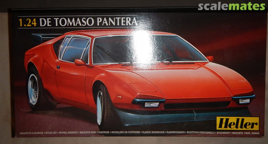 Boxart De Tomaso Pantera 80747 Heller Boxart De Tomaso Pantera 80747 Heller