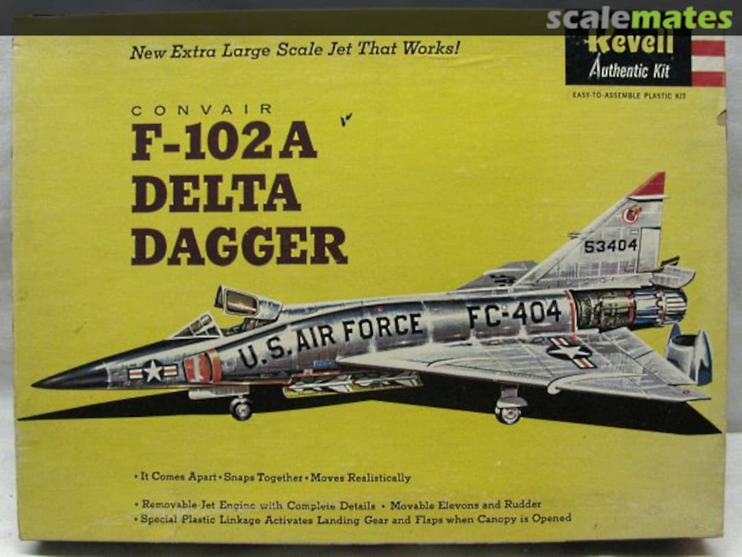 Boxart Convair F-102A Delta Dagger H281-198 Revell Boxart Convair F-102A Delta Dagger H281-198 Revell