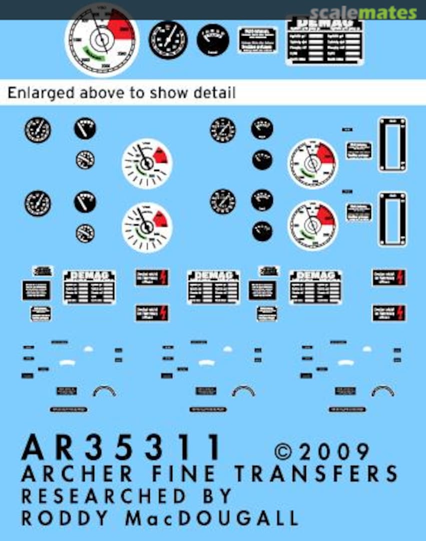 Boxart Sd.Kfz. 250/1 instruments and placards AR35311 Archer Boxart Sd.Kfz. 250/1 instruments and placards AR35311 Archer