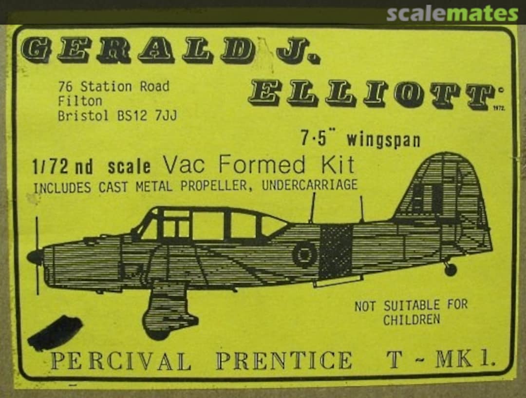 Boxart Percival Prentice T-Mk 1 Gerald J. Elliott Boxart Percival Prentice T-Mk 1 Gerald J. Elliott
