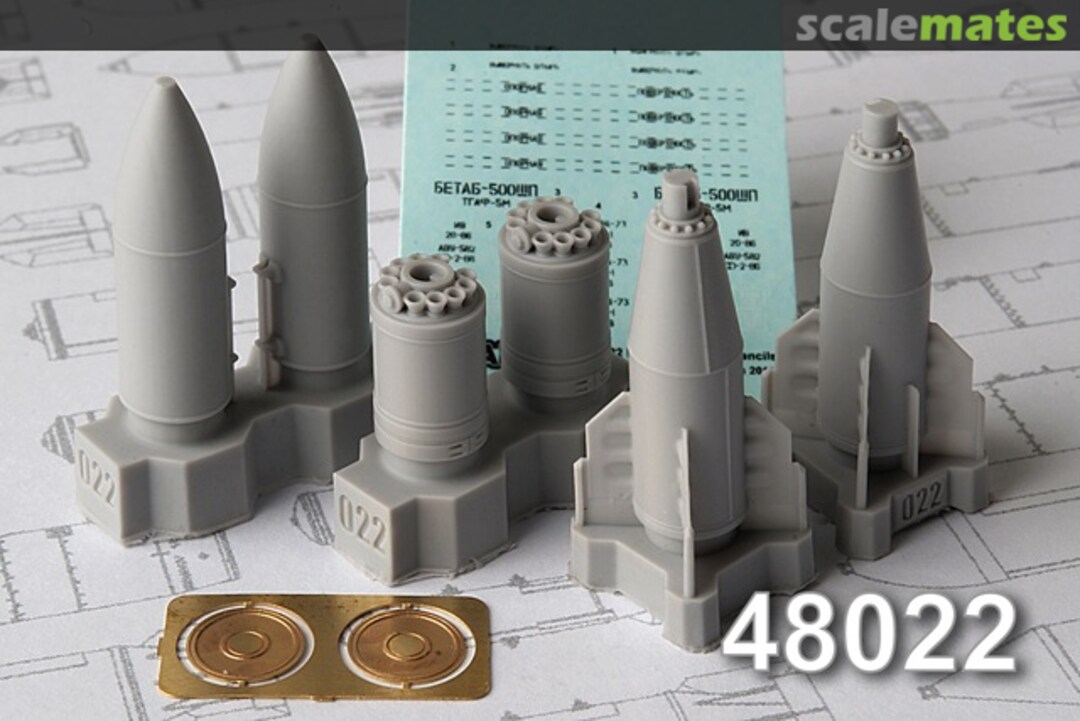 Boxart BETAB-500ShP Concrete-Piercing Bomb AMC 48022 Advanced Modeling