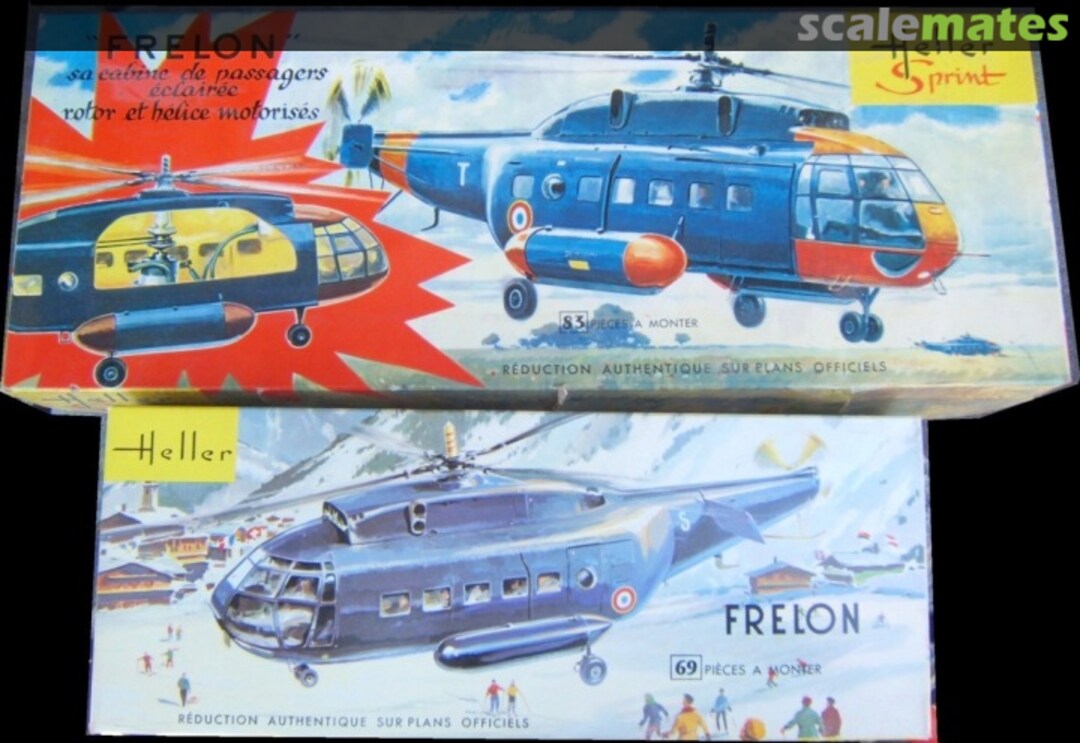 Boxart S. A. 3200 "Frelon" RL 7841 Heller Boxart S. A. 3200 "Frelon" RL 7841 Heller