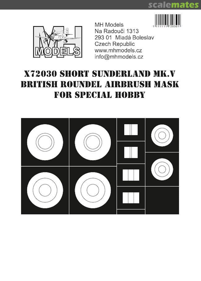 Boxart Short Sunderland Mk.V British Roundel X72030 MH Models Boxart Short Sunderland Mk.V British Roundel X72030 MH Models