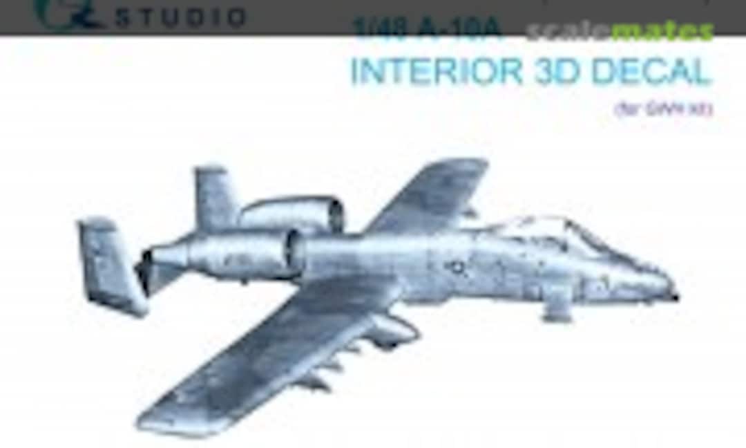 1:48 A-10A interior 3D decals (Quinta Studio QDS-48586) QDS-48586