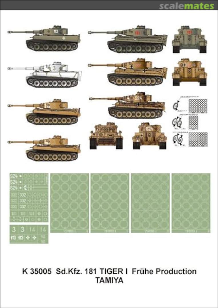 Boxart Sd.Kfz.181 Tiger I K35005 Montex