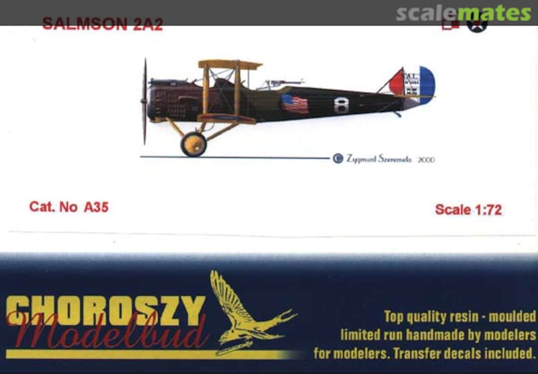 Boxart Salmson 2A2 A35 Choroszy Modelbud Boxart Salmson 2A2 A35 Choroszy Modelbud
