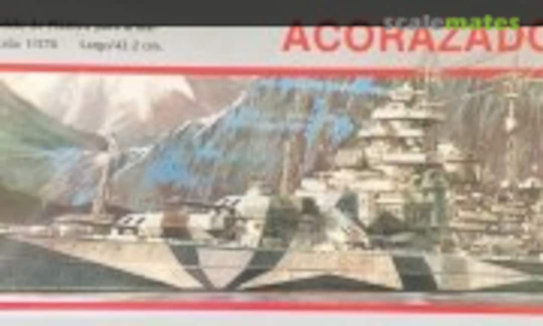 1:570 Acorazado Tirpitz (Revell/Lodela RH-5042)