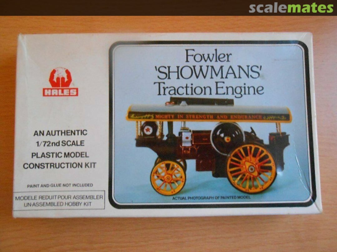Boxart Fowler 'Showmans' Traction Engine HK1 Hales Boxart Fowler 'Showmans' Traction Engine HK1 Hales