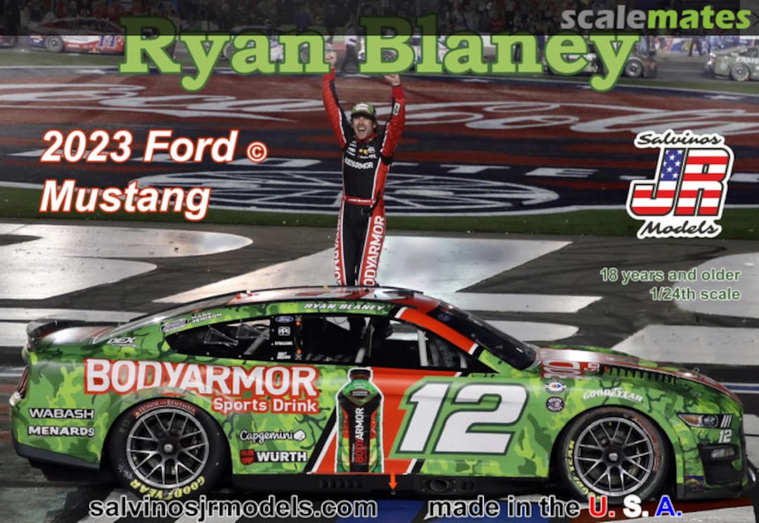 Boxart Ford Mustang 2023 PF2023RBC Salvinos JR Models Boxart Ford Mustang 2023 PF2023RBC Salvinos JR Models