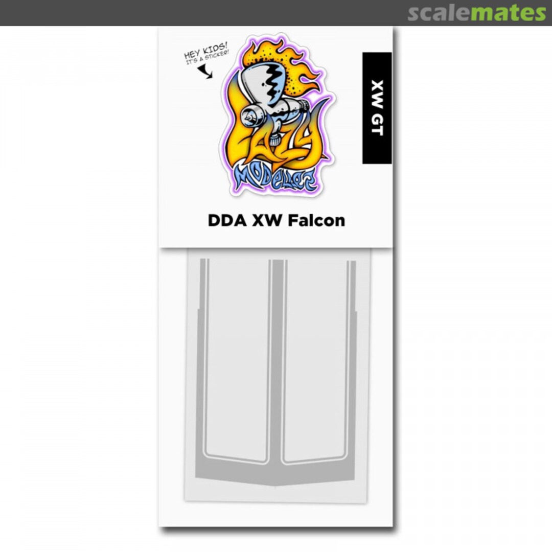 Boxart Ford Falcon XW GT Bonnet Stripe Mask XWGT Lazy Modeller Boxart Ford Falcon XW GT Bonnet Stripe Mask XWGT Lazy Modeller