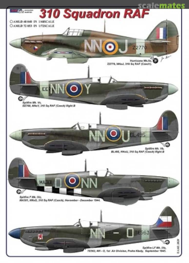 Boxart 310 Squadron RAF AMLD72053 AML Boxart 310 Squadron RAF AMLD72053 AML