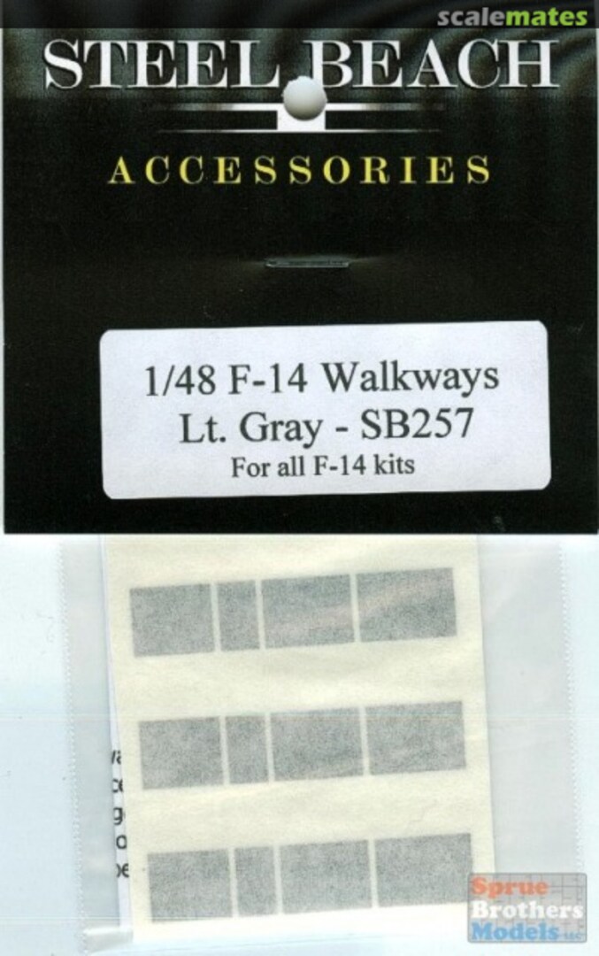 Boxart F-14 Tomcat Walkways Light Gray 49057 Steel Beach Boxart F-14 Tomcat Walkways Light Gray 49057 Steel Beach