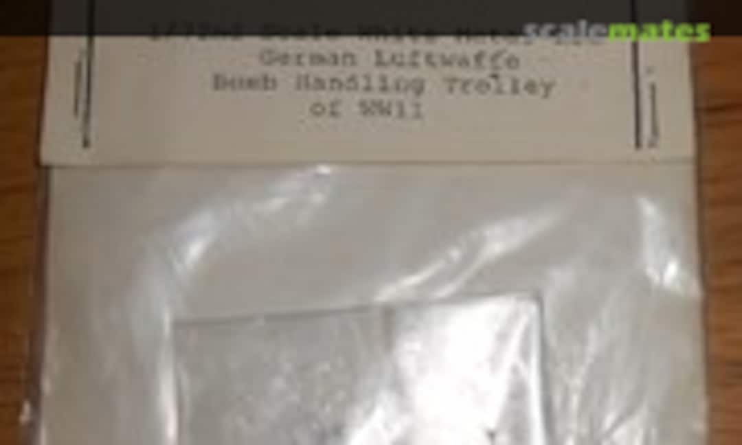 1:72 German Luftwaffe Bomb handling trolley of WWII (Lead Sled Models Unknown) Unknown