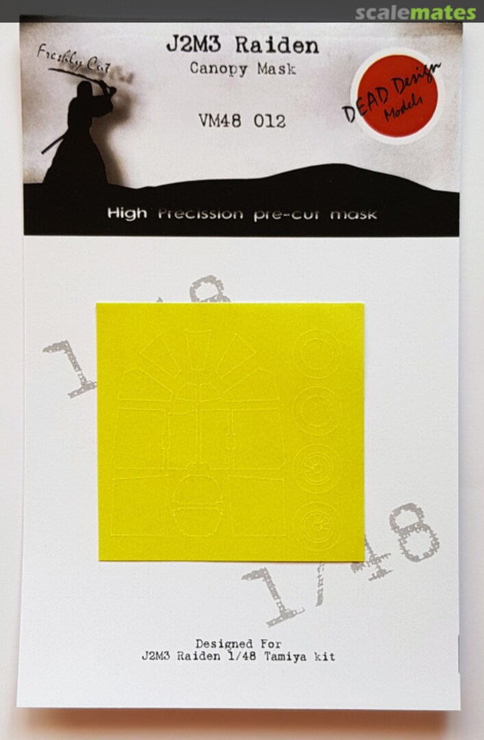 Boxart J2M3 Raiden - Canopy Mask VM48012 DEAD Design Models Boxart J2M3 Raiden - Canopy Mask VM48012 DEAD Design Models
