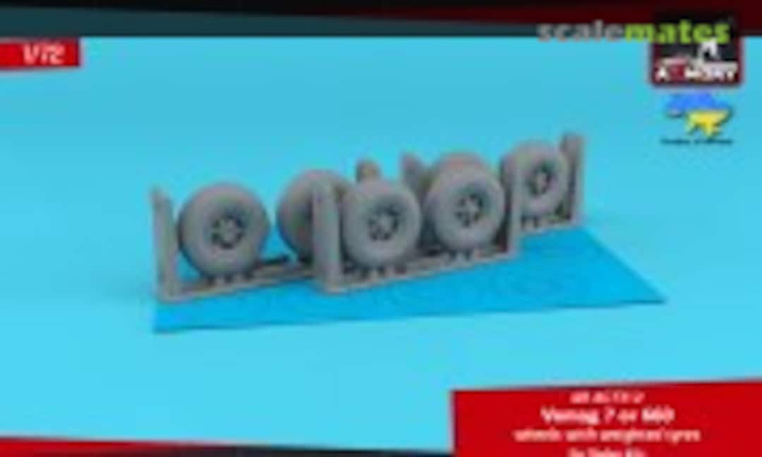 1:72 Vomag 7 or 660 weighted wheels (Armory AC7312) AC7312