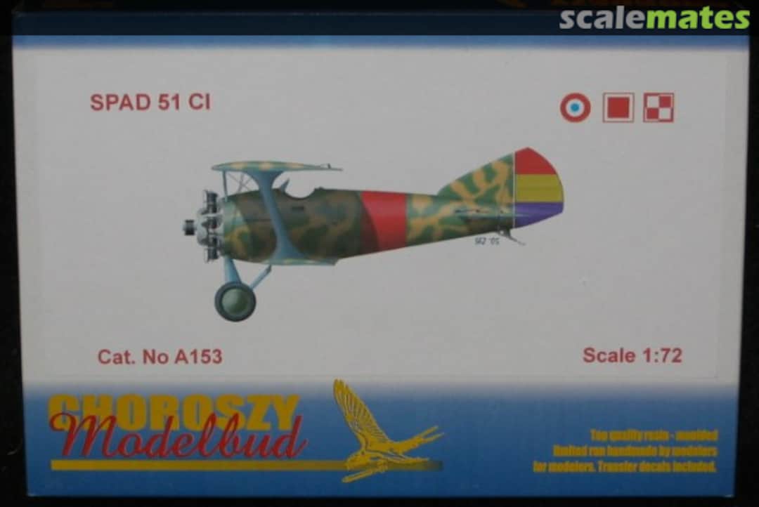 Boxart Spad 51 CI A153 Choroszy Modelbud Boxart Spad 51 CI A153 Choroszy Modelbud