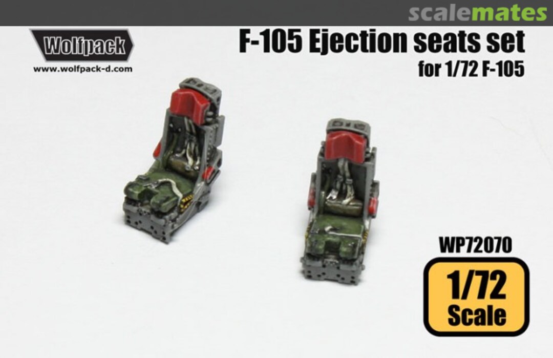 Boxart F-105 Thunderchief Ejection Seat Set (2pcs) WP72070 Wolfpack Boxart F-105 Thunderchief Ejection Seat Set (2pcs) WP72070 Wolfpack