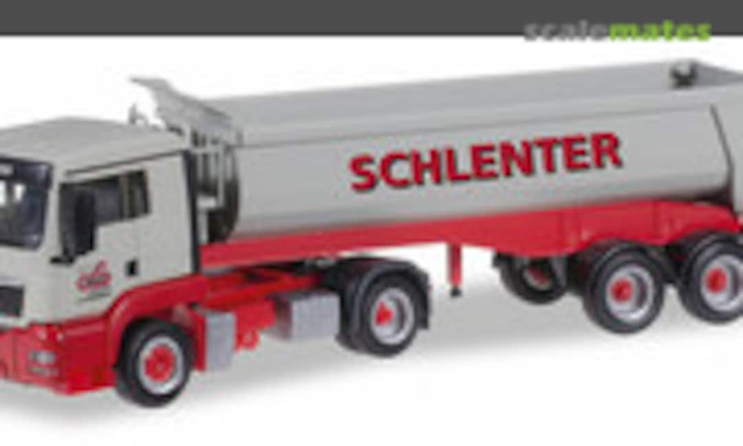 MAN TGS L Rundmulden-Sattelzug "Schlenter Aachen" (Herpa 304924)