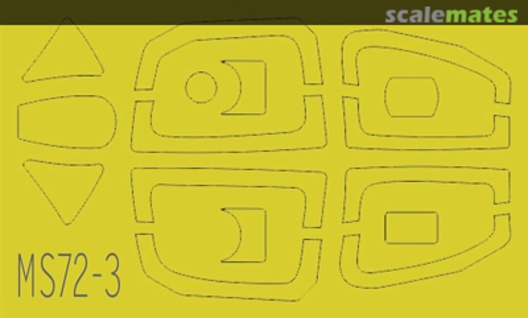 Boxart MiG-15UTI Masking Sheet MS72-3 Platz Boxart MiG-15UTI Masking Sheet MS72-3 Platz