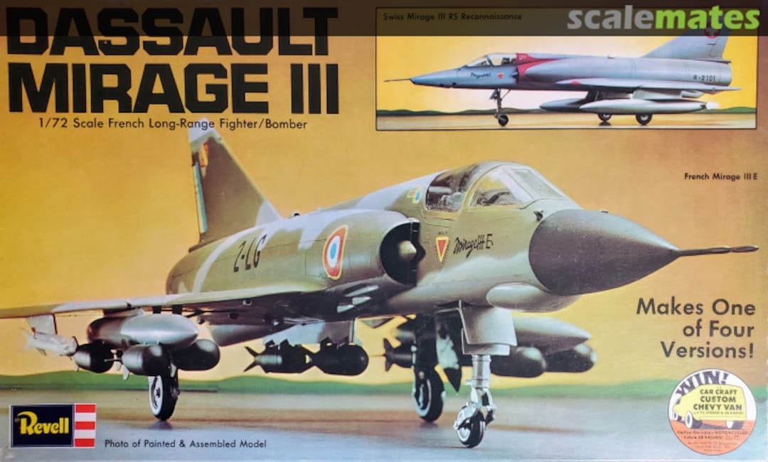 Boxart Dassault Mirage III H-225 Revell Boxart Dassault Mirage III H-225 Revell