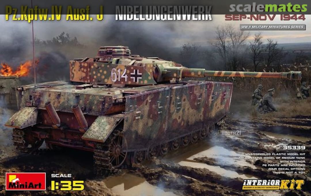 Boxart Pz.Kpfw. IV Ausf. J Nibelungenwerk 35339 MiniArt