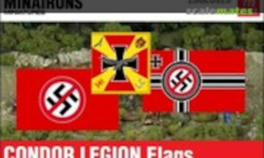 1:72 Condor legion flags (Minairons Miniatures 20GEC926) 20GEC926