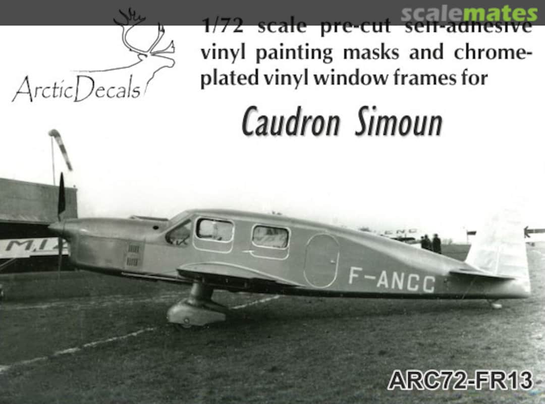 Boxart Caudron Simoun ARC72-FR13 Arctic Decals Boxart Caudron Simoun ARC72-FR13 Arctic Decals