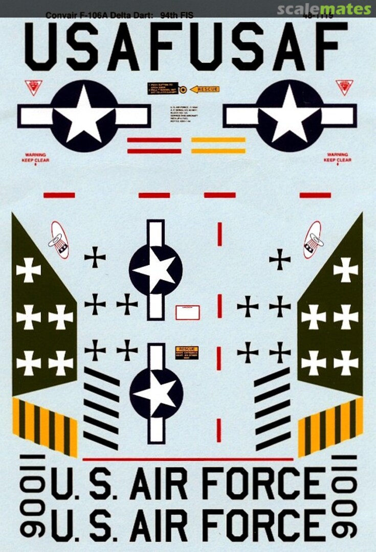 Boxart F-106A 48-1119 Microscale