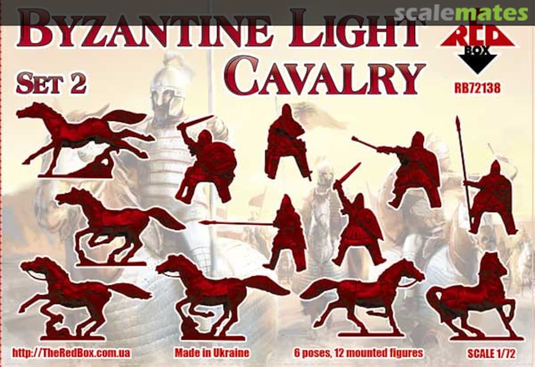 Contents Byzantine Light Cavalry. Set 2 RB72138 Red Box Contents Byzantine Light Cavalry. Set 2 RB72138 Red Box