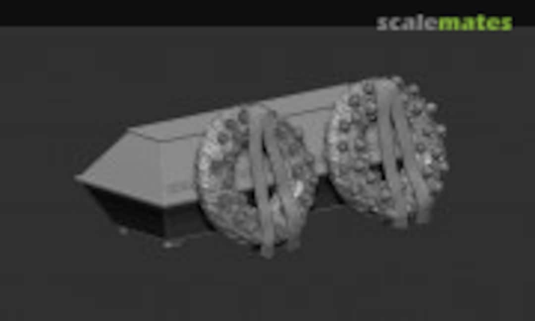 1:35 Coffin and Funeral Wreaths (Firma49 C071-35) C071-35