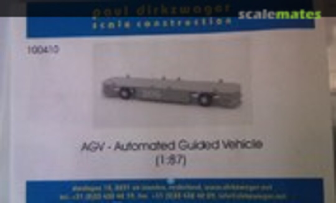 1:87 Automated Guided Vehicle (Dirkzwager 100410) 100410