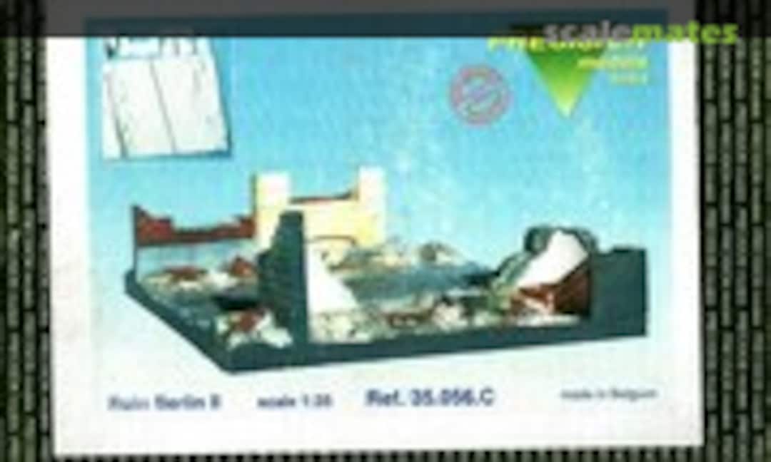 1:35 Ruin Berlin II Groundplate for vehicle (Precision Models 35.056.C) 35.056.C