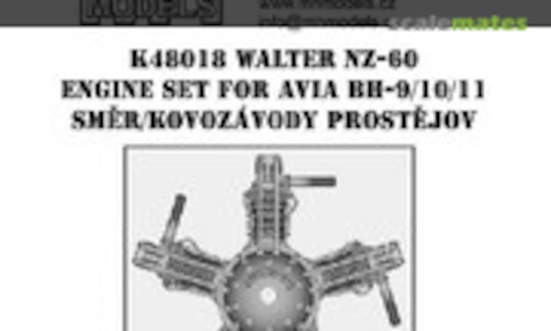 1:48 Walter NZ-60 Engine Set (MH Models K48018) K48018