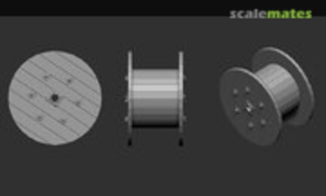 1:35 Wooden cable spool (Firma49 49C030) 49C030