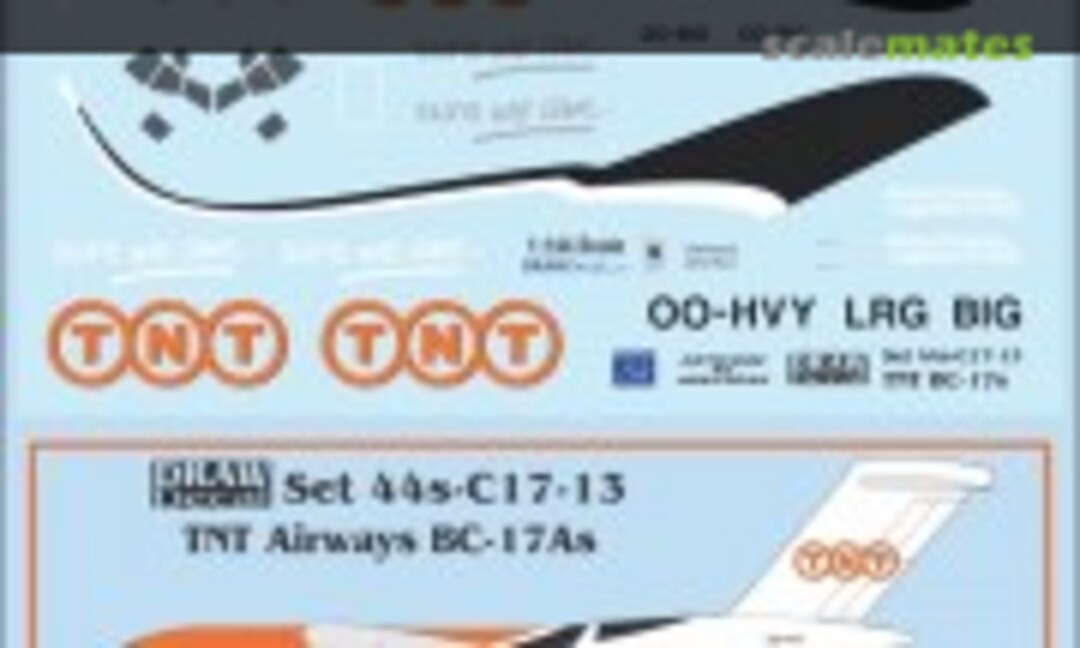 1:144 TNT Airways BC-17As (Draw Decal 44-C17-13) 44-C17-13