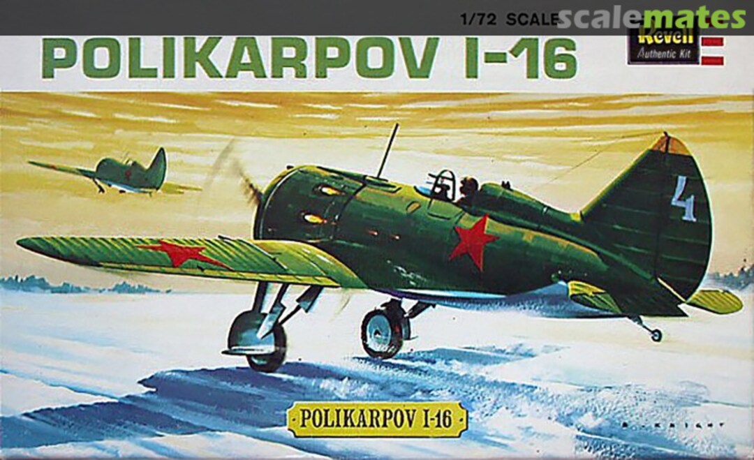Boxart Polikarpov I-16 H-635:50 Revell Boxart Polikarpov I-16 H-635:50 Revell