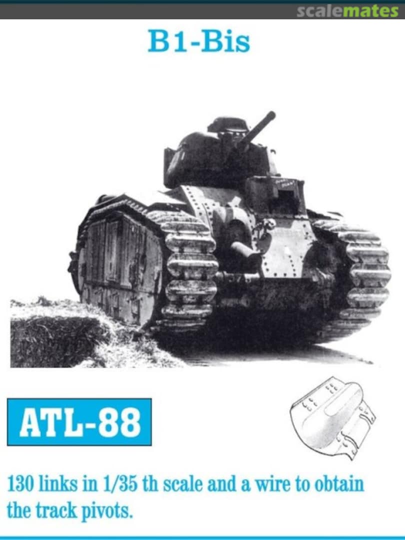 Boxart B1 bis Track Links ATL-88 Friulmodel