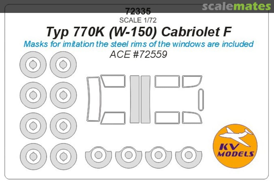 Boxart Typ 770K (W-150) Cabriolet F 72335 KV Models Boxart Typ 770K (W-150) Cabriolet F 72335 KV Models