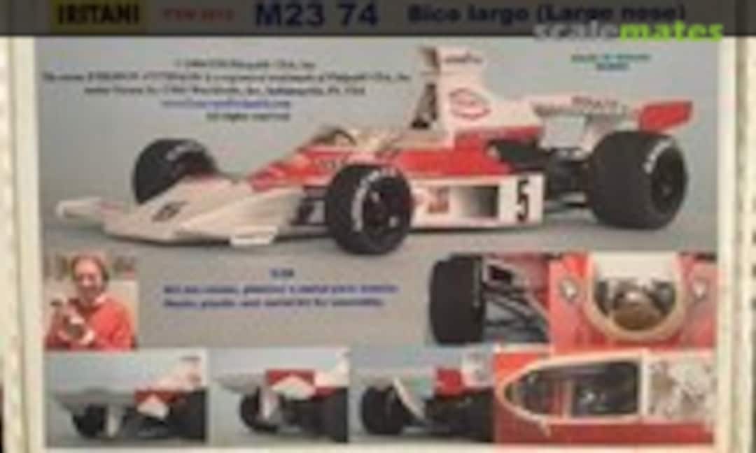 1:20 McLaren M23 74 Bico Largo (large nose) (Iritani 2015)