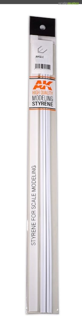 Boxart Styrene Angle 1.50 X 1.50 X 350mm (4 units) AK 6559 AK Interactive Boxart Styrene Angle 1.50 X 1.50 X 350mm (4 units) AK 6559 AK Interactive