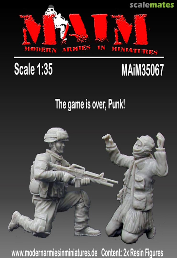 Boxart US Army Soldier with capt. Insurgent (2 Fig.) MAIM35067 MAiM
