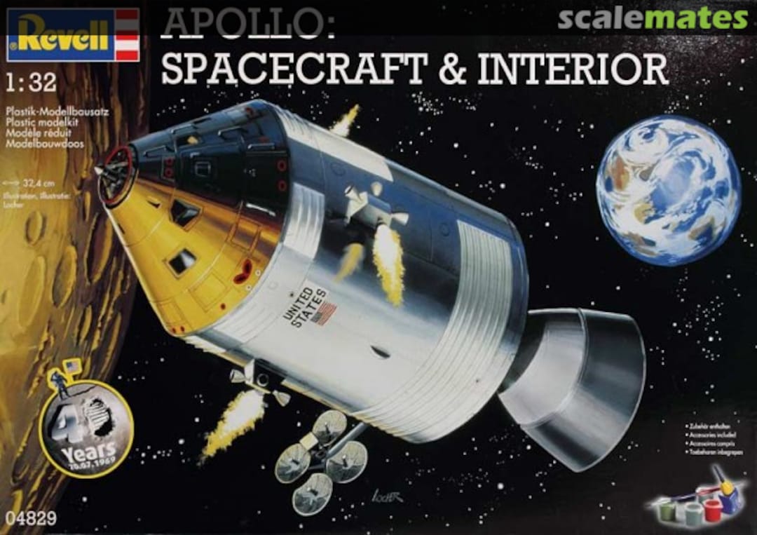 Boxart Apollo: Spacecraft & Interior 04829 Revell Boxart Apollo: Spacecraft & Interior 04829 Revell