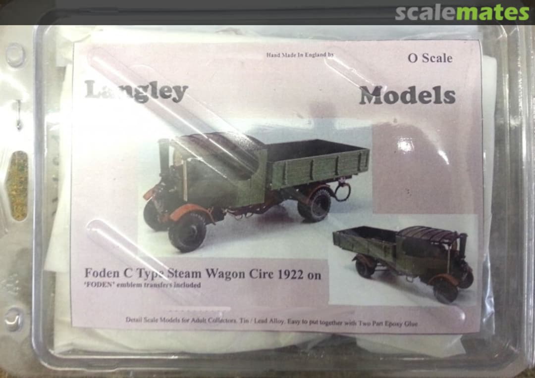 Boxart Foden C Type Steam Wagon M14 Langley Models Boxart Foden C Type Steam Wagon M14 Langley Models