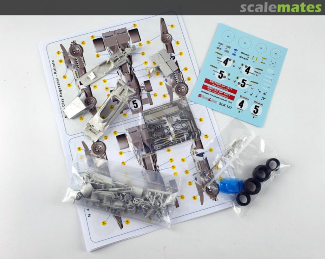 Boxart Ferrari 312 B2 Shell #4 SLK127 Tameo Kits
