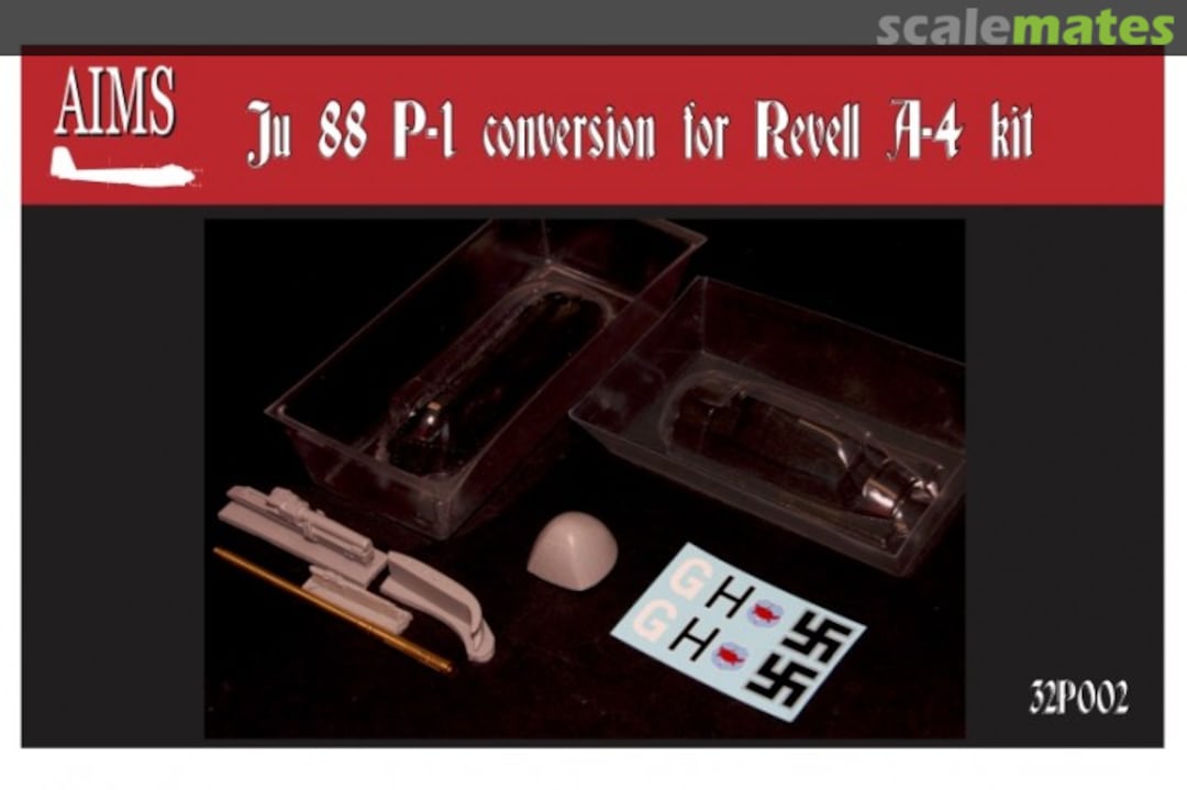 Boxart Junkers Ju-88P-1 conversion 32P002 AIMS Boxart Junkers Ju-88P-1 conversion 32P002 AIMS