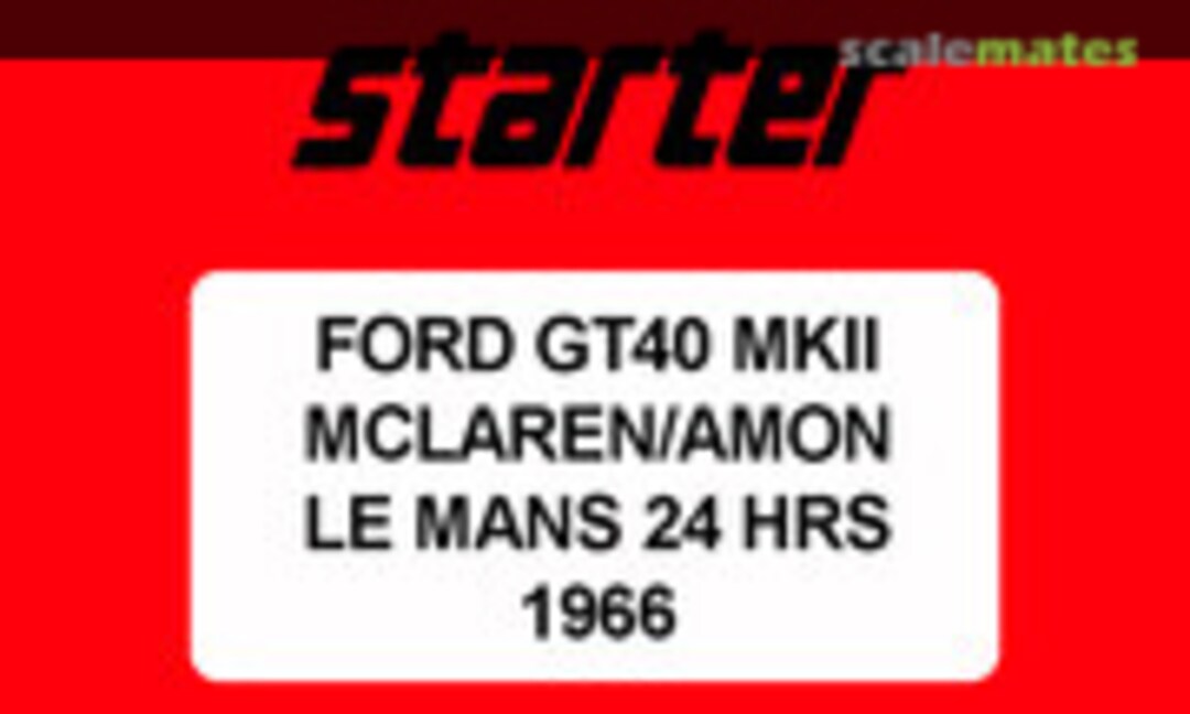 1:43 Ford GT40 Mk II (Starter )