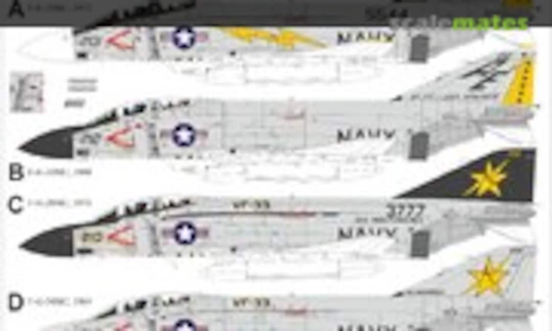 1:48 F-4J Phantom-II VF-33 (no stencils) (UpRise Decal URS485) URS485